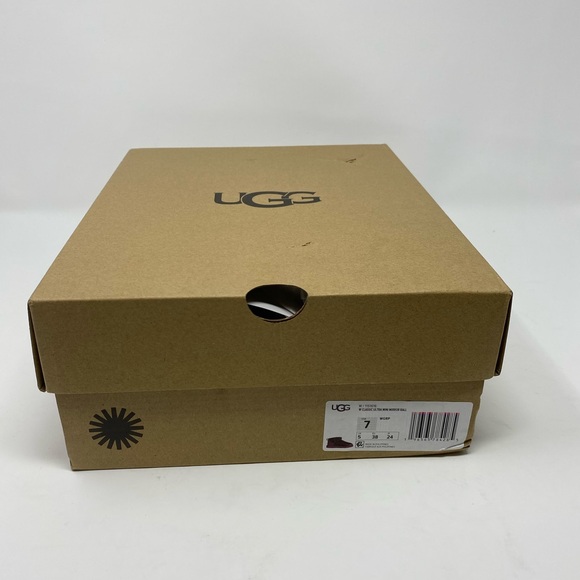 (New) Ugg Classic Ultra Mini, size 7, mirror ball, Bergundy or Wine. - Picture 9 of 9
